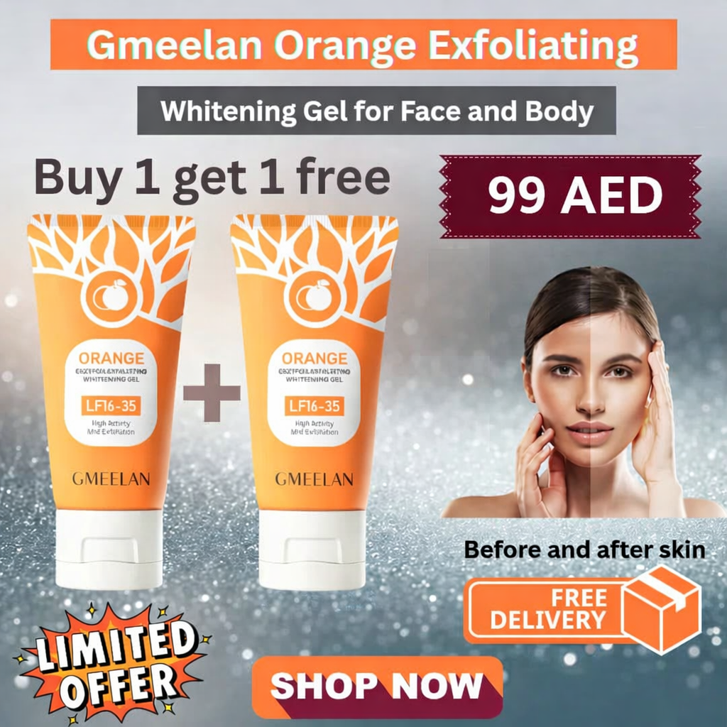 Orange Exfoliating Gel Get 1 on 1 Free | جل البرتقال المقشر للوجه والجسم – عرض اشترِ 1 واحصل على 1 مجاناً