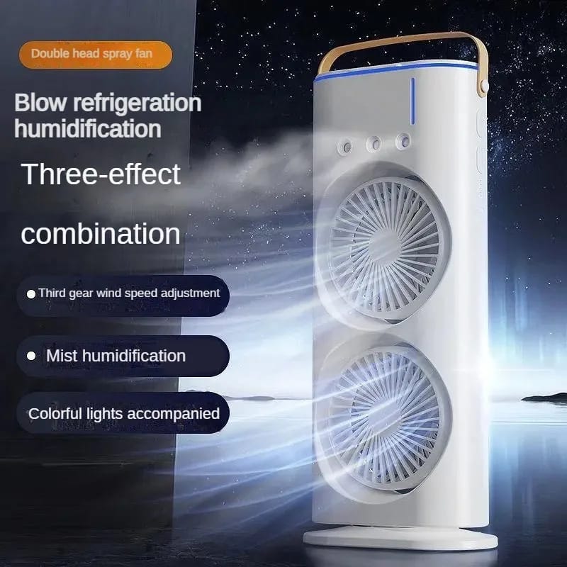 Portable Double-Ended Spray Fan | مروحة رذاذ محمولة مزدوجة الأطراف