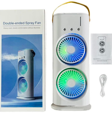 Portable Double-Ended Spray Fan | مروحة رذاذ محمولة مزدوجة الأطراف