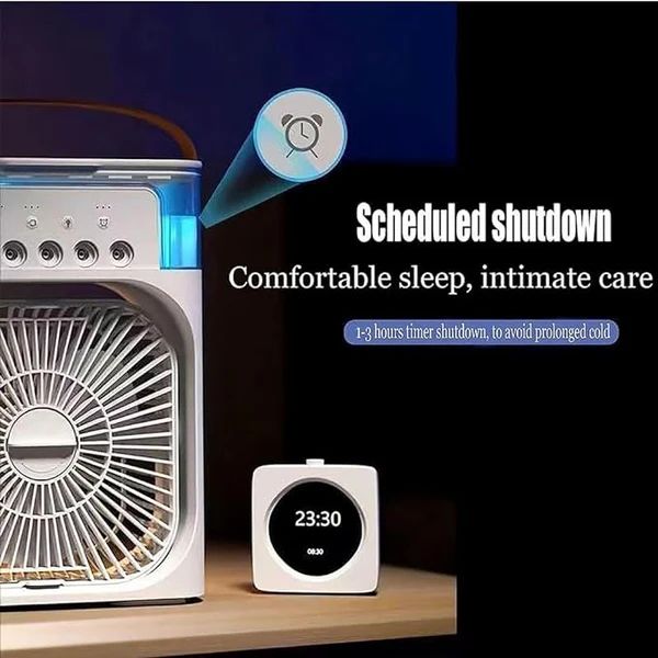 Portable Ice Cooling Fan Buy 1 Get 1 Free | مبرد هواء محمول مع الثلج اشترِ قطعة واحصل على الثانية مجاناً